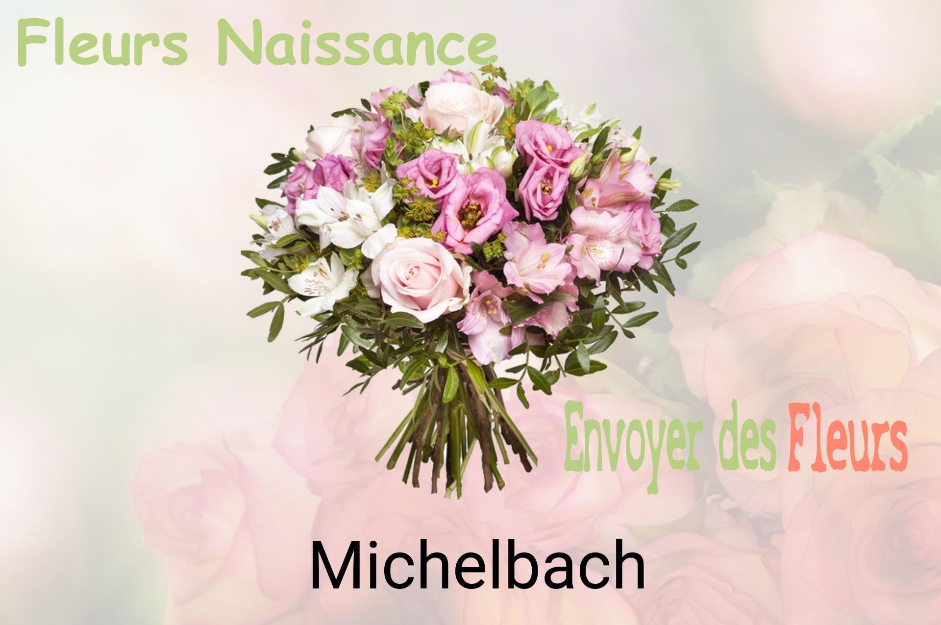 Bouquet de fleurs de naissance livré à Michelbach